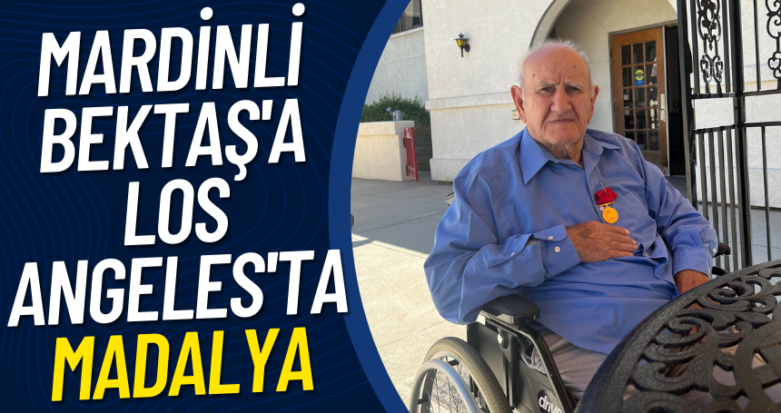 Mardinli Bektaş'a Los Angeles'ta madalya