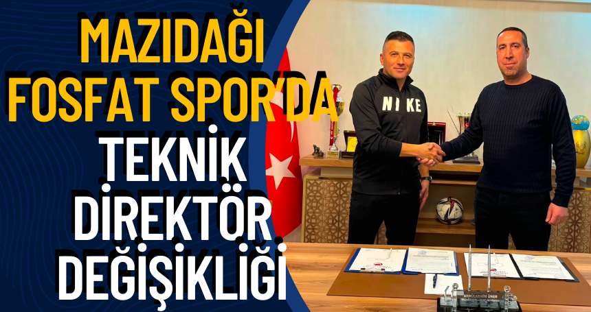 Mazıdağı Fosfat Spor’da teknik direktör değişikliği