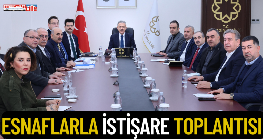 Esnaflarla istişare toplantısı düzenlendi