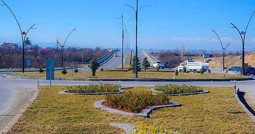 Kuzey Kuşak Yolu Kudüs Caddesi yeşil görünüme kavuşuyor