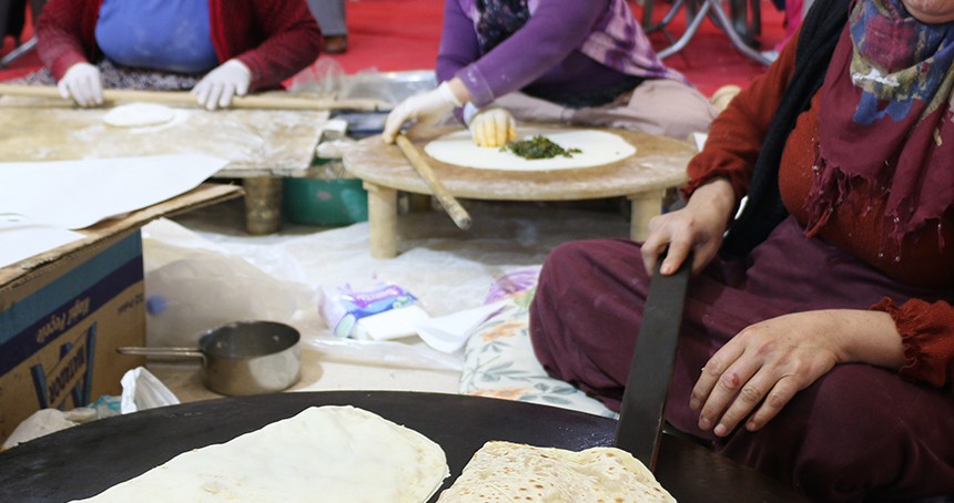 Şanlıurfa’nın lezzeti "Gözleme" fuarın gözdesi oldu