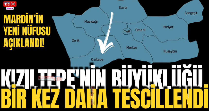 Kızıltepe'nin büyüklüğü bir kez daha tescillendi! Tam 46 İlden daha büyük!