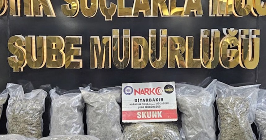 ​​​​​​​Diyarbakır'da 161 kilogram uyuşturucu madde ele geçirildi