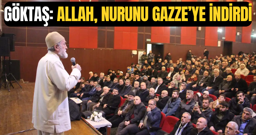 İlahiyatçı-Yazar Göktaş: 7 Ekim’de şehitlerin vesilesiyle Allah, nurunu Gazze’ye indirdi