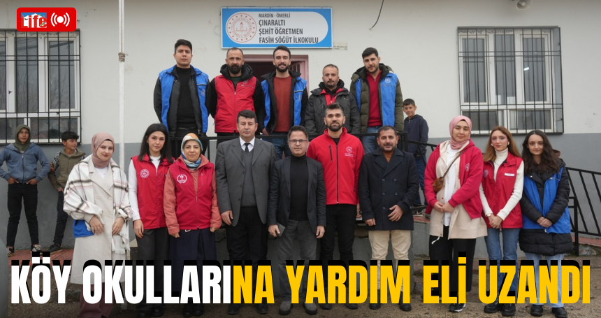 Köy Okullarına Yardım Eli Uzandı