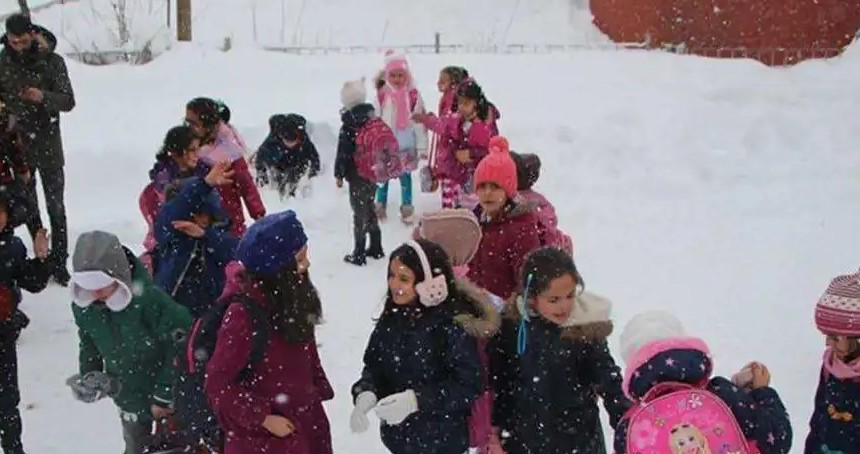 Kar yağış nedeniyle eğitim ve öğretime ara verilen iller