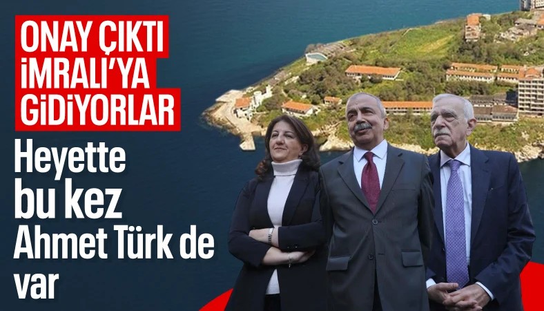 DEM Parti Heyetinden sonra İmrali'da da Ahmet Türk sürprizi