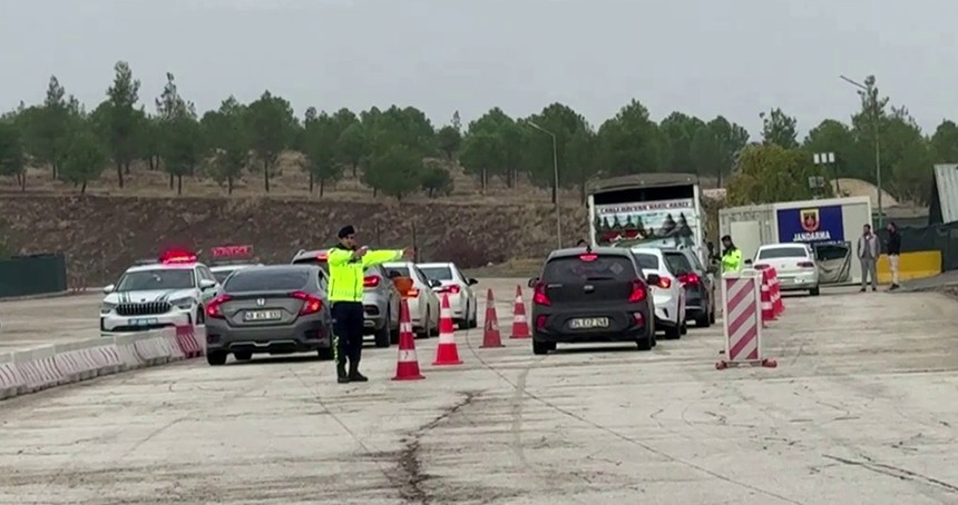 Gaziantep'te hava destekli trafik denetimi