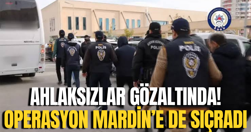 Operasyon Mardin’e de sıçradı…