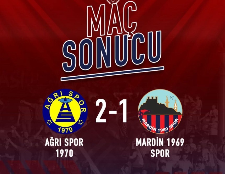 Mardin 1969 Spor, Ağrı’dan puansız döndü