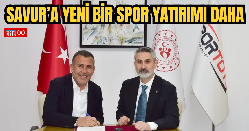 Savur’a Yeni Bir Spor Yatırımı Daha!