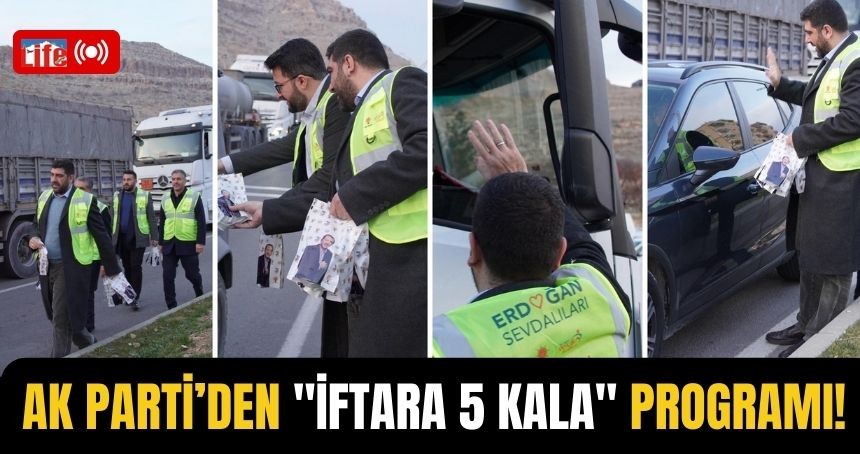 AK Parti'den "İftara 5 Kala" Programı! İl Başkanı da destek verdi...