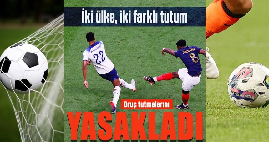 Futbolda iki zıt tutum! Futbolcuların oruç tutması yasakladı