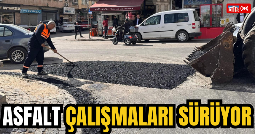 Asfalt çalışmaları sürüyor