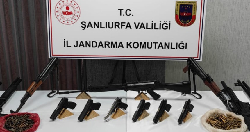 Şanlıurfa'da silah kaçakçılığı operasyonunda 14 kişi gözaltına alındı